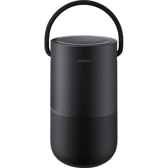 Bose - Altavoz portátil inteligente con Wi-Fi integrado, Bluetooth, Asistente de Google y Alexa Voice Control - Triple Black. Bose 829393-1100