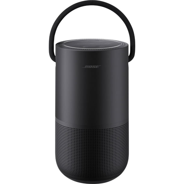 Bose - Altavoz portátil inteligente con Wi-Fi integrado, Bluetooth, Asistente de Google y Alexa Voice Control - Triple Black. Bose 829393-1100