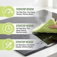 thumbnail image 4 of REGALWOVEN Microfiber Cleaning Cloth, Streak Free Magic Glass Window Cloths, Lint Free Dish Towels, Pack 3 Light Green 12" x 12", 4 of 7