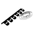 thumbnail image 3 of Almencla 25cm Motorcycle Exhaust Muffler Pipe Leg Protector Heat Cover (Black), 3 of 8