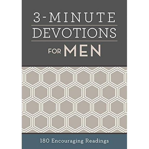Pre-Owned 3-Minute Devotions for Men: 180 Encouraging Readings, 9781683222507, 1683222504, Paperback,
