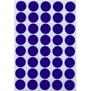 Royal Green Round Color Coding Labels 3/4 inch (2cm) Royal Blue Stickers Dots 19mm - 600 Pack