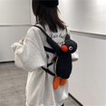 thumbnail image 2 of Penguin Plush Backpack Cartoon Cute Pingued Plush Toy Soft Stuffed Animal Shoulder Bag For Kids Girls Christmas Birthday Gifts, 2 of 5