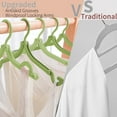 thumbnail image 5 of 12 Pcs Folding Travel Hangers Collapsible Coat Hanger Travel Drying Rack for Clothes, 5 of 6
