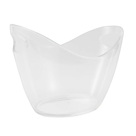 

Transparent Beer Beer Cooler Bucket Transparent Ice Bucket Champagne Wine Barrel Commercial Beer Ice Bucket