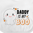 thumbnail image 4 of Inktastic Daddy is My Boo with Cute Ghost Boys or Girls Baby Bib, 4 of 4