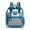Clear Blue, variant on Clear Waterproof Backpack, Durable Plastic Book Bag, Casual, for Student, Clear Red