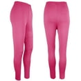thumbnail image 2 of HJYCHN High Waisted Workout Leggings for Women Non See Through Athletic Gym Yoga Pants with Four Way Stretch Fabric and Squat Proof Design for Running Training Fitness Activities Pink XXL, 2 of 7