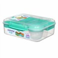 thumbnail image 2 of Sistema To Go Collection Bento Box and Food Storage Container, 6.9 Cup, Clear, Assorted Color Klips, 1.65L, Colours may vary., 2 of 4