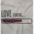 thumbnail image 2 of Romantic Geek Gamer Love Loading Cute Women Crewneck Sweatshirt Brisco Brands S, 2 of 6