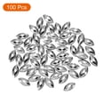 thumbnail image 3 of Uxcell Acrylic Horse Eye Gems Flat Back Artificial Rhinestones for DIY Crafts Bead Wedding Party Silver 6x12mm, 3 of 7