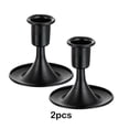 thumbnail image 4 of Billuyoard 2 pack/lote de café única y fragante adición al hogar alrededor del tamaño candelabro de Adviento elegante Decoración del hogar Negro 8.2*8.5 cm, 4 of 6