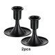 thumbnail image 4 of Advancent 2 pack/lote de café única y fragante adición al hogar alrededor del tamaño candelabro de Adviento elegante Decoración del hogar Negro 8.2*8.5 cm, 4 of 6