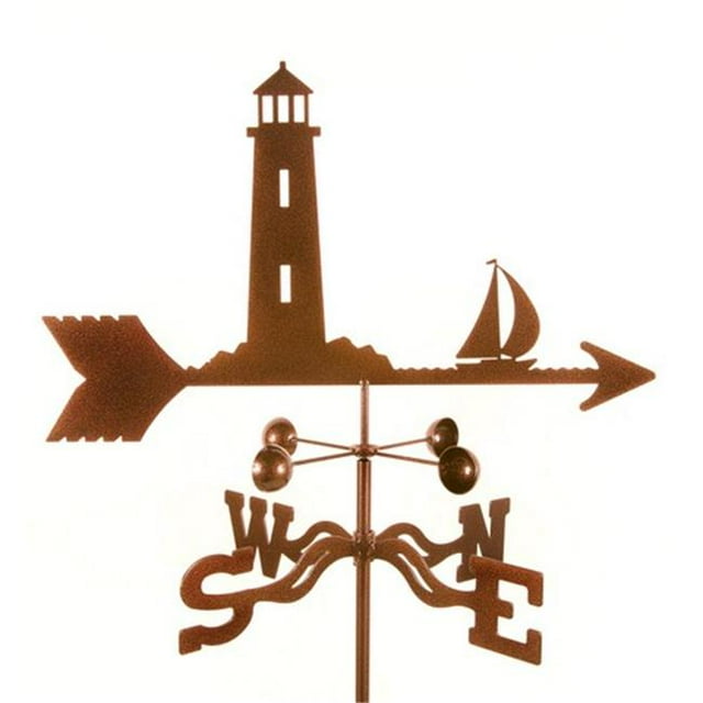 EZ Vane EZ1606-GR Lighthouse Weathervane with Garden Mount
