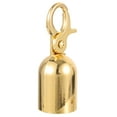 thumbnail image 6 of PartyKindom  Golden Stainless Steel Rope End Cap with Hook for Cord 4Pcs, 6 of 8