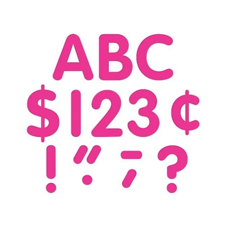Teacher Created Resources 5386 Hot Pink Classic 4 Letters Uppercase
