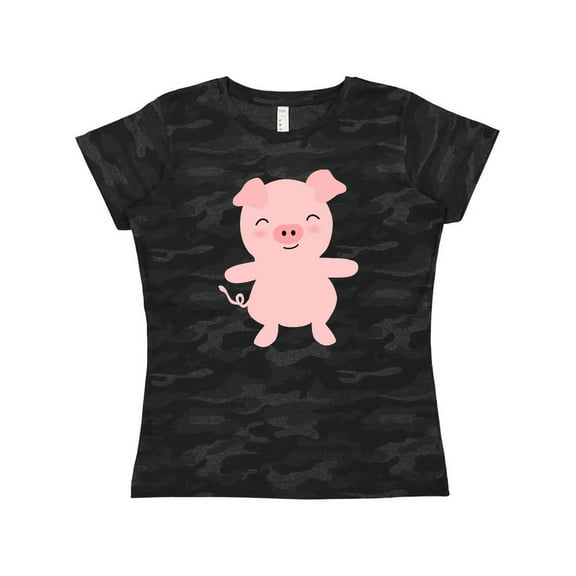 Inktastic Cute Pig Women's T-Shirt