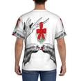 thumbnail image 2 of Rocae Moose Kissing Under Mistletoe for Men's Moisture-Wicking Crew Tee - T-Shirt for Sports, Outdoor Activities, and Casual WearX-Large, 2 of 9
