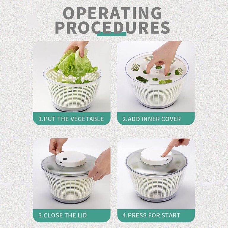 3 QT Salad Spinner