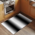 thumbnail image 3 of White Black Washable Area Rug 2x3 Gradient Modern Art Ombre Low-Profile Area Rugs with Non Slip Backing Indoor Floor Carpet for Entrance Living Room Bedroom Home Office, 3 of 9