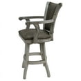 thumbnail image 4 of Home Square 30" Swivel Wood Bar Stool in P-Poloma Gray - Set of 2, 4 of 4