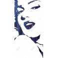thumbnail image 3 of Marilyn monroe en Bleu - Toile 24"x48 Pouces - Impression sur Demande, 3 of 5