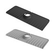 thumbnail image 2 of Grifo de silicona negro y gris, alfombrilla absorbente para baño, protector contra salpicaduras para fregadero Baoblaze fregadero protector contra salpicaduras, 2 of 7