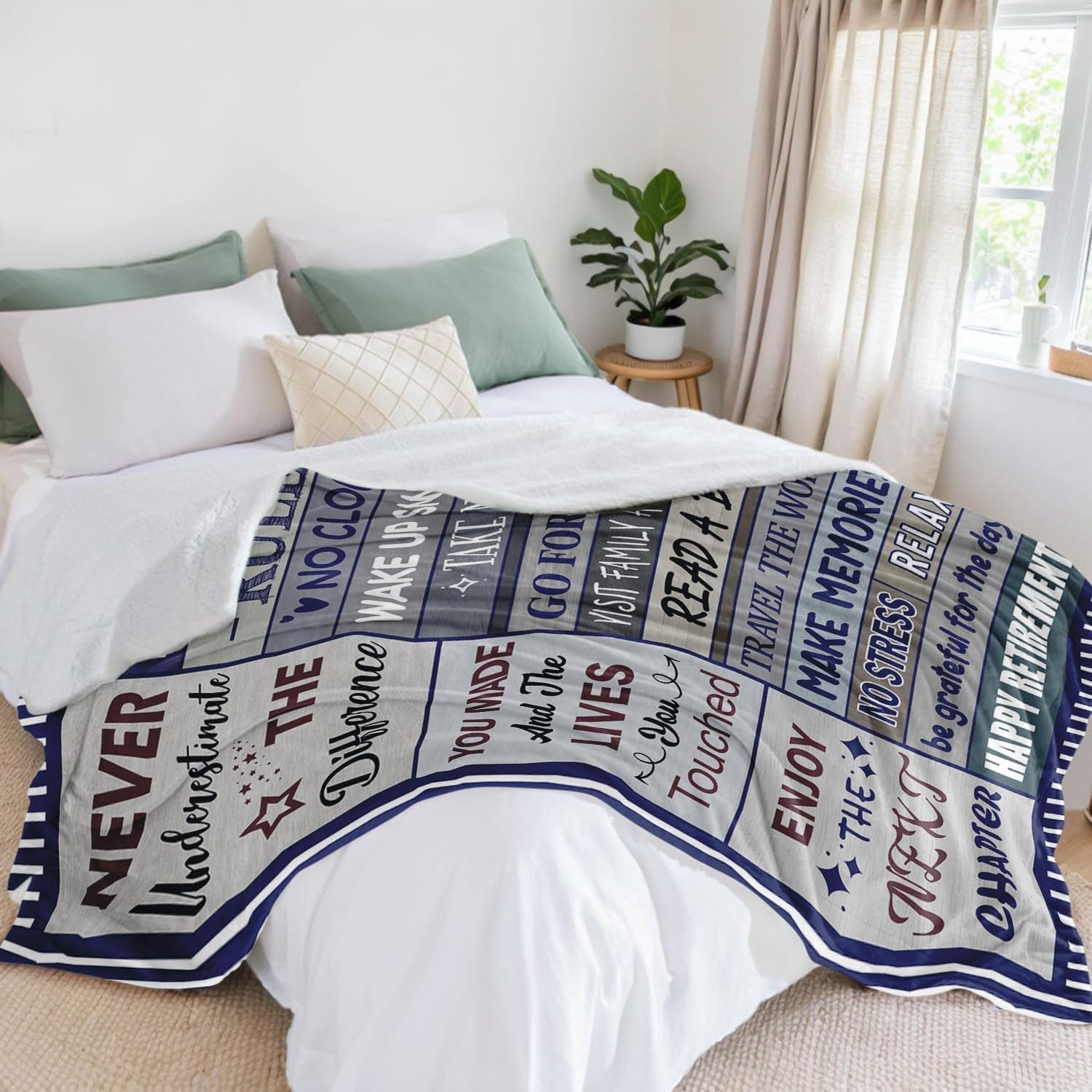 Retirement Gift for Woman, Retirement Gifts for Women Men 2025, Best Retirement Gifts, Retirement Gifts, Happy Retirement Gifts for Women Mom Teacher Nurse Coworkers, Retirement Blanket