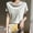 Green plus size satin t shirts a1, variant on MORESEC Women's Plus Size Summer Satin T-Shirts Short Sleeve Elegant Blouses Flowy Casual Tops Round Neck Solid Basic Tees for Work Business Vacation Fashion Clothes, White 3XL