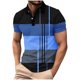 thumbnail image 1 of Mens Manga Corta Botón Abajo Camisas con Bolsillo Pulover Botón de Impresión de la Camisa de Solapa de Poliéster Cuello de Vuelta, Blusa Casual para Hombres, 1 of 4
