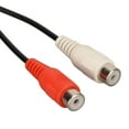 XLR Male to 2 RCA Female Y Splitter Cable 3 Pin 0.6 Feet Noise