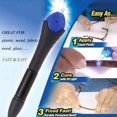 thumbnail image 2 of Zootealy Fix UV Light Repair Glue Tool Pen Dip Welding Compound Kit Super Powered, 2 of 8