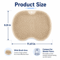 thumbnail image 6 of Shower Foot Scrubber, Exfoliating Bath Mat and Back Washer with Non-Slip Suction Cups for Men and Women, 6 of 7