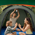 thumbnail image 2 of Forest Green 2-Person Waterproof Camping Tent with Rainfly – Dome Style, Easy-Setup, Portable 3-Season Outdoor Tent for Backpacking and Hiking, 2 of 7