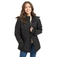 thumbnail image 2 of Women's Detachable Hooded Heated Down Jacket with Rechargeable Battery, 2 of 8