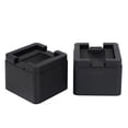 thumbnail image 1 of 2 Pcs 3 Inch Bed Riser Furniture Lift Height Plastic Riser for Most of Bed Table Desk, 1 of 7