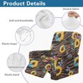 thumbnail image 5 of FOR U DESIGNS Butterfly Sunflower Tiger Print Recliner Chair Covers with Armrest, Breathable Reclining Slipcovers Comfortable Recliner Couch Covers with Storage Pocket, 5 of 8