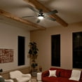 thumbnail image 4 of 330060SBK-Kichler Lighting-Lucian Elite XL - 5 Blade Ceiling Fan with Light Kit In Modern Style-14.25 Inches Tall and 60 Inches Wide-Satin Black, 4 of 14