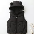 thumbnail image 2 of Girls Coat for Toddlers - Stylish Winter Vest with Hood Warm Quilted Jacket for Kids Ideal Casual Outerwear for Ages 1 to 4, 2 of 9