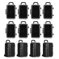 thumbnail image 5 of CIMAXIC Wedding 12pcs Mini Suitcase Favor Box Travel Candy Box Clear Plastic Storage Box Small Reception Candy Boxes for Celebrations Wedding Party Favor Decorations,2.99"X2.01"X1.5", 5 of 5