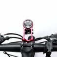 thumbnail image 2 of Upgraded Black Bicycle Computer Mount with Extendable Design - Compatible with Road & Mountain Bikes, Integrated Cat's Eye Light Holder, Durable Material, Easy Installation for Enhanced Cycling, 2 of 6