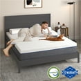 thumbnail image 2 of MLILY 12 inch Bamboo Charcoal Memory Foam Hybrid Mattresse in a Box, King mattress, 2 of 10