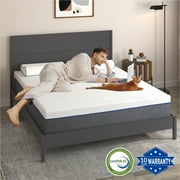 MLILY 12 inch Bamboo Charcoal Memory Foam Hybrid Mattresse in a Box, King mattress