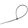 thumbnail image 4 of 100 x Thin Black Ties Zip Ties Cord Strap Wrap 200 x 3mm, 4 of 5