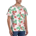 thumbnail image 5 of Rocae Strawberry for Men's Moisture-Wicking Crew Tee - T-Shirt for Sports, Outdoor Activities, and Casual WearSmall, 5 of 9