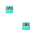 thumbnail image 4 of Bewildely Termómetro Higrómetro digital Estación meteorológica Temperatura portátil Medidor de humedad Escritorio colgante Dormitorio Verde 2piezas, 4 of 6
