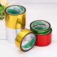 thumbnail image 4 of Washi Prism Tape Set 15mm Wide Holographic Color for Holiday Packaging and Decoration, Red, Gold Tone, 4 of 5