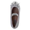 thumbnail image 6 of Badgley Mischka Dress Shoes for Girls Elegant Glitter Finish Classic formal (Little Kids Big Kids), Silver, Size: 2, 6 of 9