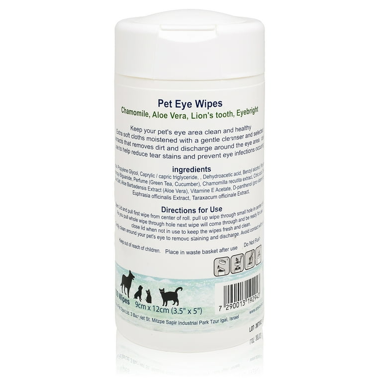 Arava pet cheap eye wipes