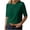 Green-01, variant on Women's Casual Half Sleeve T-Shirt, Crewneck Solid Color Basic Tee Everyday Top